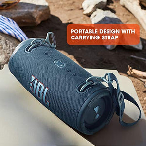 مكبر صوت بلوتوث محمول JBL Xtreme 3 - Portable Bluetooth Speaker, powerful sound and deep bass, IP67 waterproof, 15 hours of playtime, powerbank, PartyBoost for multi-speaker pairing (Blue)