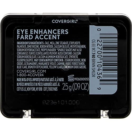 مجموعة واحدة من ظلال العيونCoverGirl Eye Enhancers 1 Kit Eye Shadow, Brown Smolder [740] 0.09 oz (Pack of 3)