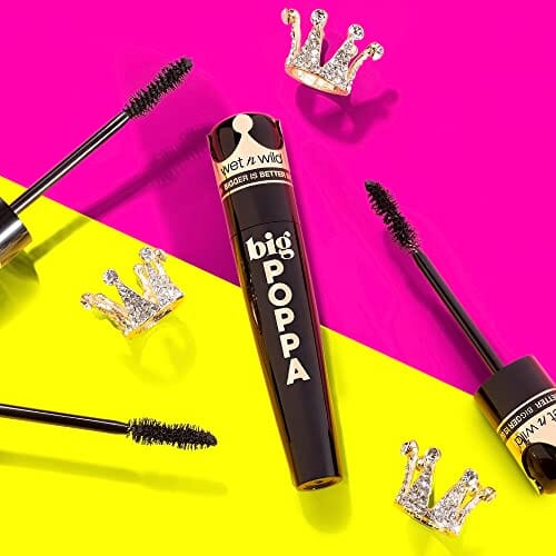 ماسكارا بيج من ويت ان وايلد | مكثف | رفع | تطويل | تغذي | أغمق أسود Wet n Wild Big Poppa Mascara | Volumizing | Lifting | Lengthening | Nourising | Blackest Black