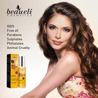 سيروم بيوتين لنمو الشعر بزيت الخروع وزيت الأرغان Biotin Hair Growth Serum with Castor Oil, Argan Oil - Hair Loss Prevention Treatment with Hair Regrowth Formula for Women by Beaueli