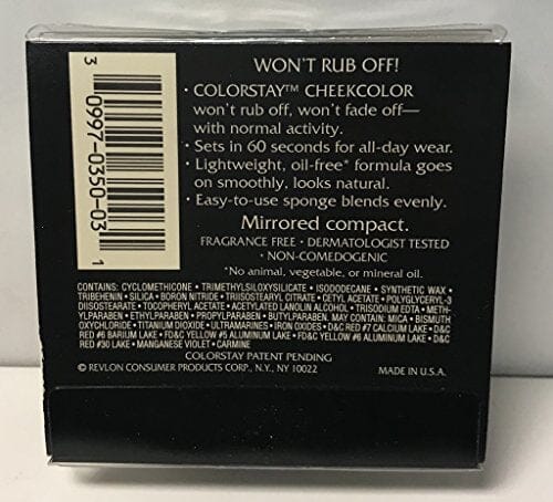 ريفلون كولورستاي تشيك كولور زيتي 0.28 أونصة / 7.94 جم لحم Revlon Colorstay Cheek Color Oil Free 0.28 oz / 7.94 g Flesh