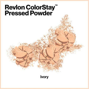 كريم أساس بودرة من ريفلون كولورستاي مكياج للوجه Powder Foundation by Revlon, ColorStay Face Makeup, Longwearing, Oil Free-Fragrance Free, Noncomedogenic, Cappuccino (410)