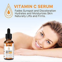 مصل فيتامين سي الفاخر Premium 20% Vitamin C Serum For Face with Hyaluronic Acid, Retinol & Amino Acids - Boost Skin Collagen, Brighten Hydrate & Plump Skin, Anti Aging & Wrinkle Facial Serum