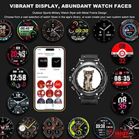 ساعة ذكية مع سماعات أذن YOKIBY T92 Smart Watch with Earbuds,Activity Tracker with Answer/Make Call,Recording,Mp3 Music,Sleep Monitor,3 in 1 Smart Watch Android iOS Compatible