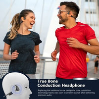 سماعات الرأس سماعات الأذن المفتوحة سماعات بلوتوث لاسلكية iKanzi Bone Conduction Headphones, Open-Ear Headphones, Wireless Bluetooth Headphones