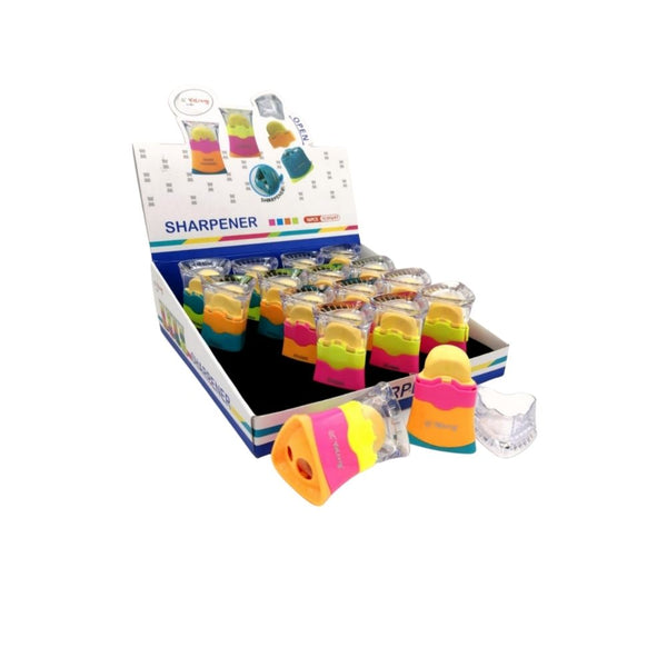 مساحة مع مقطاطة ملونة يالونك Yalong Colorful Sharpener and eraser