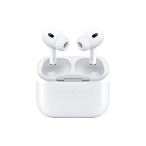سماعات لاسلكية الجيل الثاني ابل Apple AirPods Pro (2nd Generation) Wireless Earbuds, Up to 2X More Active Noise Cancelling, Adaptive Transparency, Personalized Spatial Audio, MagSafe Charging Case, Bluetooth Headphones for iPhone