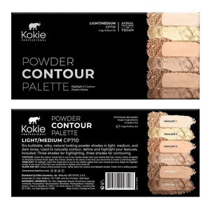 مجموعة كونتور بودرة مستحضرات التجميل كوكي يونيفرسال Kokie Cosmetics Powder Contour Kit, Universal, 0.96 Ounce