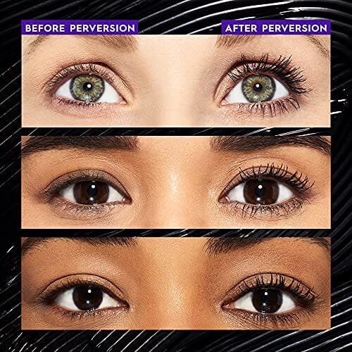 ماسكارا تكثيف الرموش Urban Decay Perversion Volumizing Mascara - Lengthening + Lifting Eye Makeup - for Bold, Buildable, False-Lash Look - with Proteins & Amino Acids to Support Eyelash Growth – Intense Black