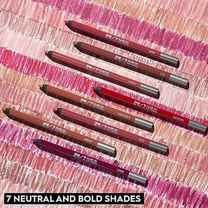 قلم الشفاه الانزلاقي 24/7 من أوربان ديكاي - محدد شفاه  URBAN DECAY 24/7 Glide-On Lip Pencil - Waterproof & Longwearing Lip Liner - Smooth, Creamy & Moisturizing Formula with Vitamin E - Prevents Lipstick from Feathering – Rush (Pink-Mauve), 0.04 Oz