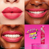 كريم شفاه سموث ويب - بيرفكت داي بينك NYX PROFESSIONAL MAKEUP BARBIE, Smooth Whip Lip Cream - Perfect Day Pink
