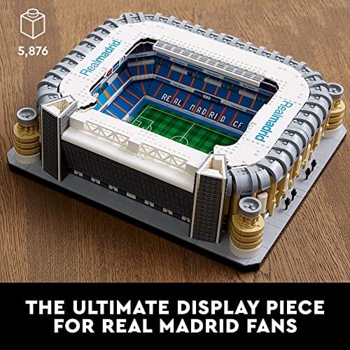 ليكو ريال مدريد ستاد LEGO Icons Real Madrid Santiago Bernabéu Stadium 10299 Building Set - Soccer Field and Model Building Kit for Adults, Home and Office Collectible Decor Piece, Great Gift Idea for Sports Fans