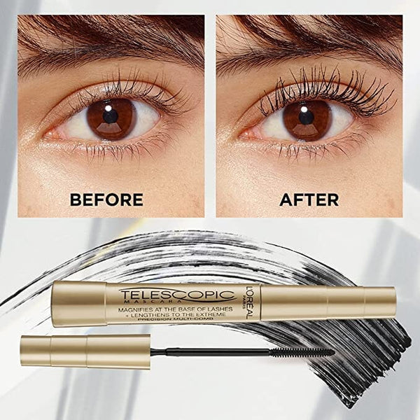 ماسكارا لوريال تليسكوبيك: أسود (عبوة من 3 قطع) L'Oreal Telescopic Mascara: Black #905 (Pack of 3)