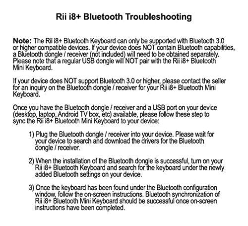 لوحة مفاتيح لاسلكية تعمل بالبلوتوث بإضاءة خلفية مع ماوس للكمبيوتر Rii i8+ BT Mini Wireless Bluetooth Backlight Touchpad Keyboard with Mouse for PC/Mac/Android, Red (RTi8BT-6)