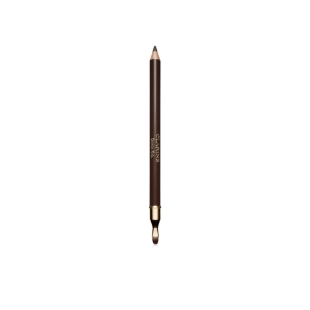 A long -lasting brown eye -colored eye brush is a Clarence Crayon Khol Intense Brown Long Lasting Eye Liner Pencil/Brush Kohl