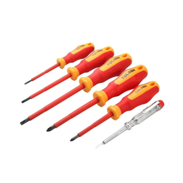 سيت مفك تولسن Tolsen 6Pcs VDE screwdrivers set 38013