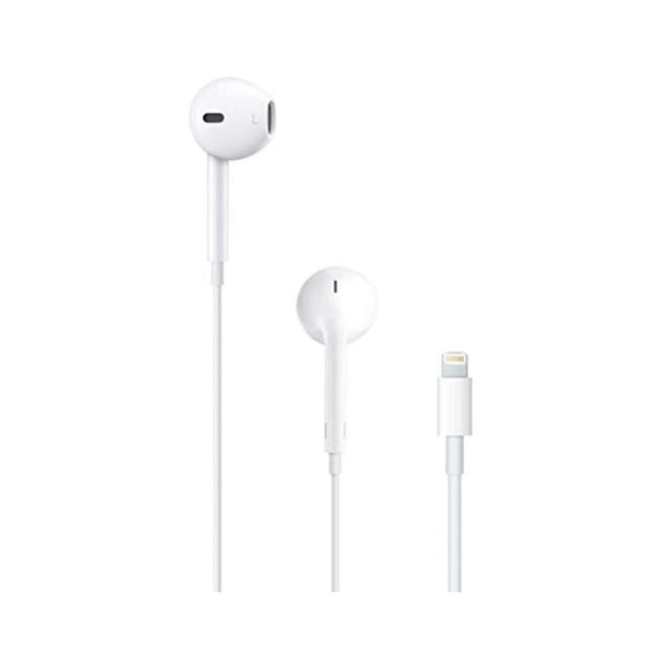 سماعات سلكية لاجهزة الايفون ابل Apple EarPods Headphones with Lightning Connector. Microphone with Built-in Remote to Control Music, Phone Calls, and Volume. Wired Earbuds for iPhone