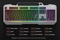 لوحة مفاتيح ألعاب AULA وماوس كومبو ، لوحة مفاتيح كمبيوتر بإضاءة خلفية RGB وماوس ألعاب AULA Gaming Keyboard and Mouse Combo, RGB Backlit Computer Keyboard and Gaming Mouse, Wired Gaming Keyboard Set for Windows PC Gamers