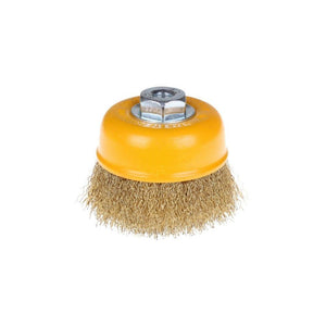 فرشاة سلك تولسن TOLSEN Cup wire brush with nut 77581