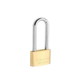 قفل نحاسي تولسن TOLSEN Brass padlock with long shackle 55109