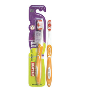 فرشاة اسنان ناعمة فليكس زون كليو دنت CLEO-DENT Flex Zone Tooth Brush Soft