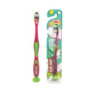 فرشاة اسنان متوسطة للاطفال كليو دينت CLEO DENT Kids Medium Tooth Brush