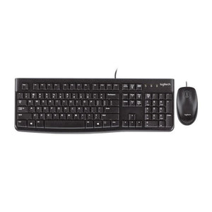 كيبورد وماوس سلكي لوجيتك Logitech Wired keyboard and Mouse MK120