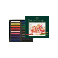 ألوان الباستيل طباشير من بوليكروموس للفنانين صندوق 24 فايبر كاسيل FABER CASTELL Polychromos Artists Pastel Crayons Box 24