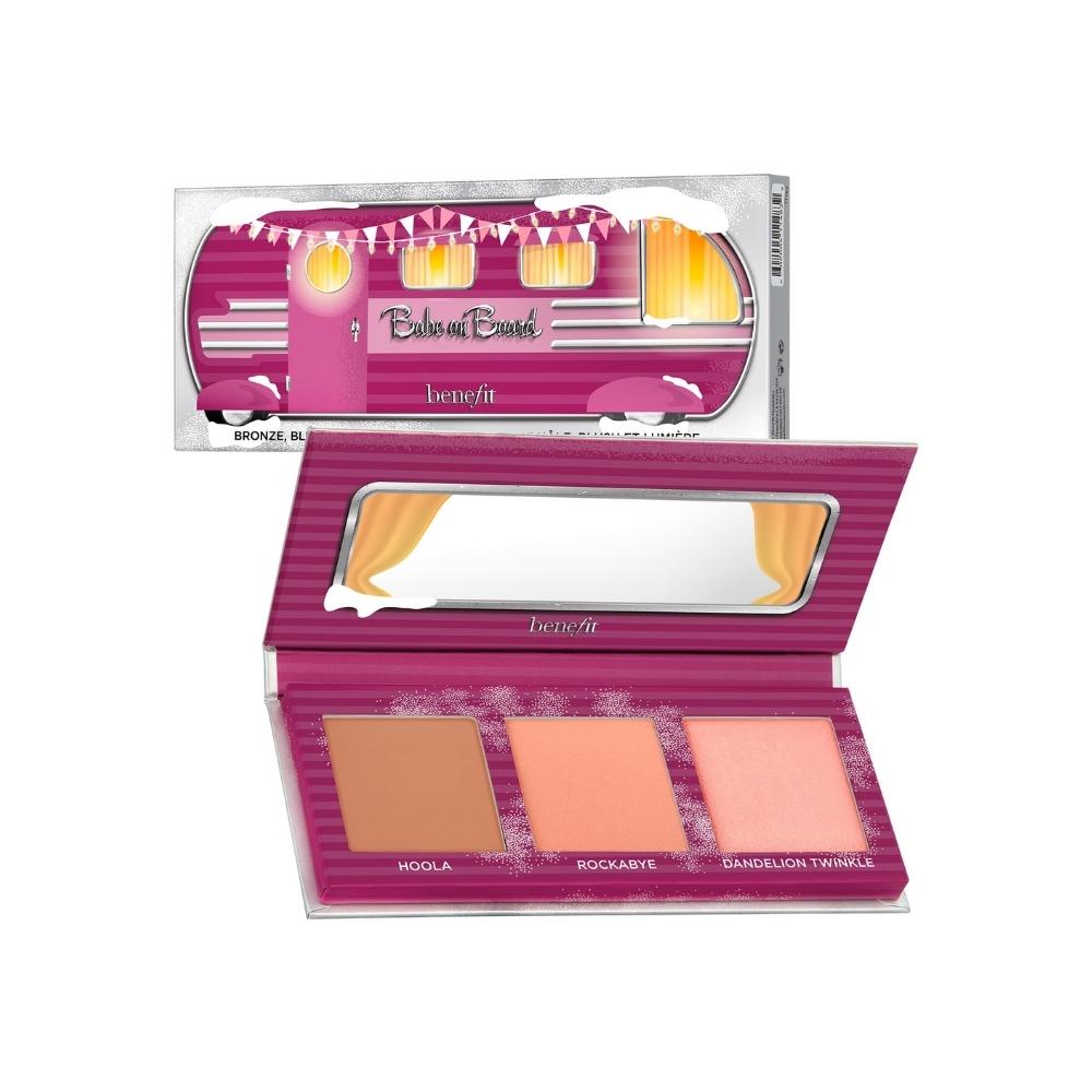 Pallet for face 3 in 1 Benefit Babe on Board 3in1 Face Palette