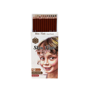 سيت 12 الوان باستيل وجوه Keep Smiling Skin Tints Pastel Pencil 12 Pack