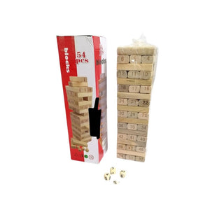 لعبة تعليمية جنكة 48 قطعة خشبية Sit wood ginkgo tutorial