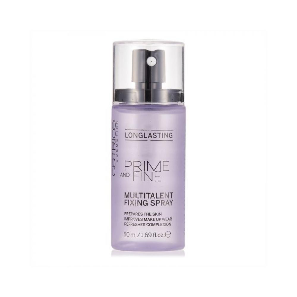 Catrice Prime and Fine Multilent Fixing Spray أرجواني