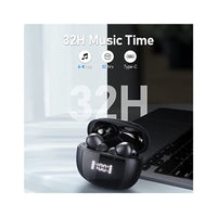 سماعات أذن لاسلكية تعمل بتقنية البلوتوث مع ميكروفون True Wireless Earbuds CALCINI Bluetooth 5.3 with Microphone, TWS Ear-buds In-ear Headphones with Charging Case,Waterproof Cordless Blue-tooth Earphones for Samsung,Android,iPhone,Running,Sport Workout