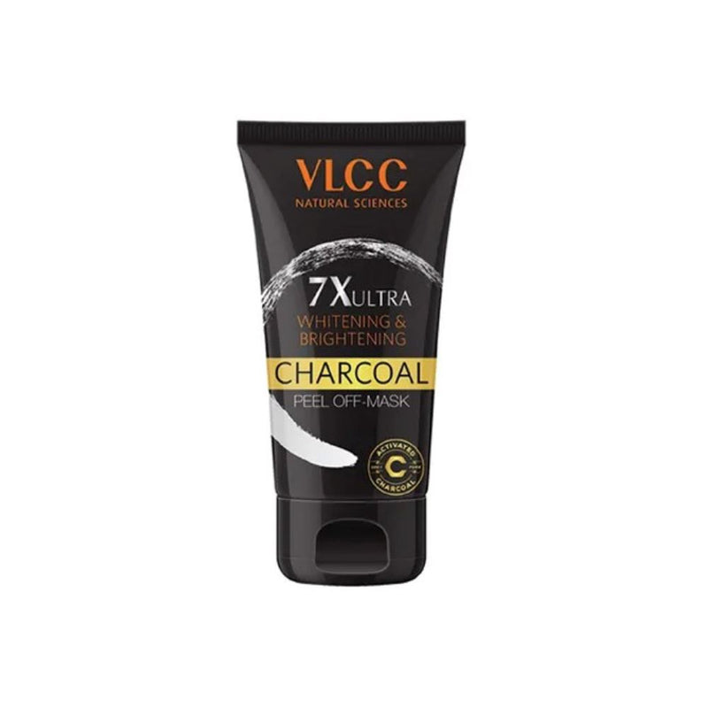 مقشر ومبيض الوجه بالفحم في ال سي سي VLCC 7X Ultra Whitening Brightening Charcoal Peel