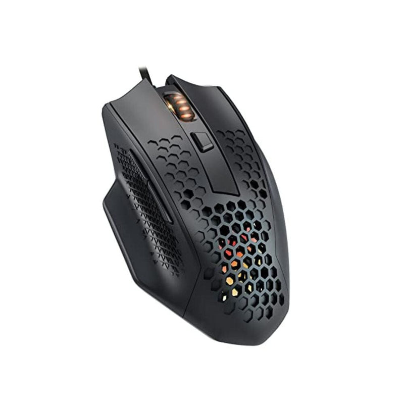 ماوس ألعاب ريدراغون سلكي Redragon Gaming Mouse, 58g Ultra-Lightweight Mouse Gaming with 12400 DPI, Lightweight Honeycomb Wired PC Gaming Mice, 6 Programmable Buttons and Macro, Smooth Glide PTFE Feet, for PC, Laptop, Black