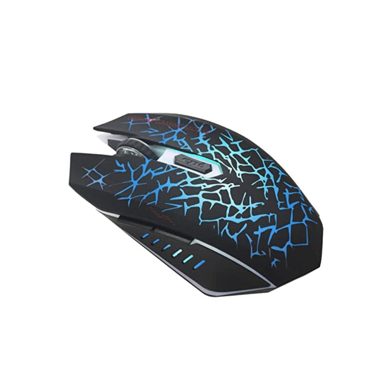 ماوس ضوئي خفيف الوزن schicj133mm Optical Mouse Lightweight 2400DPI Gaming Wireless Mouse with Receiver Luminous Long Service Life