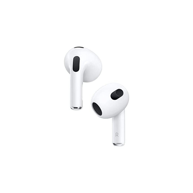 سماعة ابل ايربودز الجيل الثالث Apple AirPods (3rd Generation) Wireless Earbuds with Lightning Charging Case. Spatial Audio, Sweat and Water Resistant, Up to 30 Hours of Battery Life. Bluetooth Headphones for iPhone