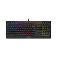 لوحة مفاتيح سلكية للألعاب 104 مفتاح TuparGo Computer Keyboard RGB Backlit USB Wired Gaming Keyboards 104 Keys, 25 Anti-Ghosting Spill-Resistant Mac Keyboard for Desktop and PC, Black