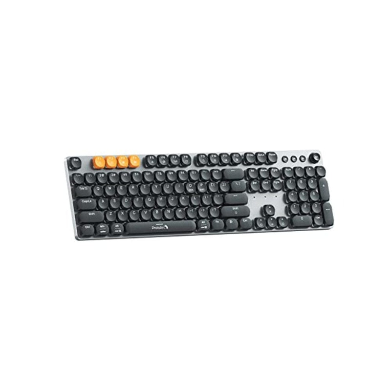 لوحة مفاتيح ميكانيكية بتقنية البلوتوث ProtoArc Bluetooth Mechanical Keyboard for Office, MECH K300 Tactile Quiet Comfortable Keyboard with Backlit Low Profile Keys, Wired/Wireless Rechargeable Programmable Keyboard, Mac/Windows/Android