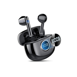 سماعات بلوتوث مع حقيبة شحن  CASCHO Bluetooth Headphones 5.3, 37H with LED Charging Case, CVC8.0 Clear Call, Wireless Earbuds Built-in 4 Micrs, Deep Bass, USB-C, IPX7 Waterproof, Headphones for Sports and Work.