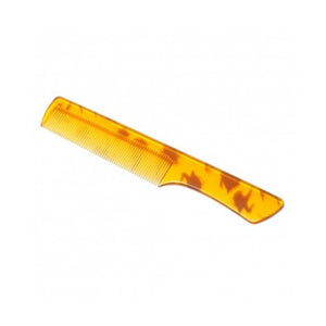 مشط يدوي كهرماني اللون Amber color comb with hand