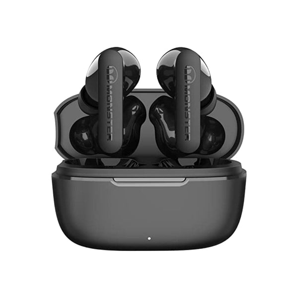 سماعات أذن لاسلكية تعمل بتقنية البلوتوث Monster N-Lite Clear Talk Wireless Earbuds Bluetooth 5.3 Headphones with CVC 8.0 Noise Reduction, IPX8 Waterproof in-Ear Stereo Earphones 60H Playtime, with Fast Charging for Sport