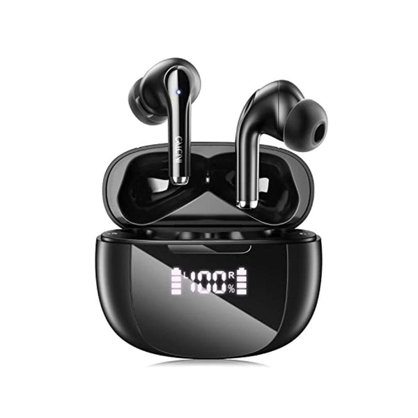 سماعات أذن لاسلكية تعمل بتقنية البلوتوث مع ميكروفون True Wireless Earbuds CALCINI Bluetooth 5.3 with Microphone, TWS Ear-buds In-ear Headphones with Charging Case,Waterproof Cordless Blue-tooth Earphones for Samsung,Android,iPhone,Running,Sport Workout