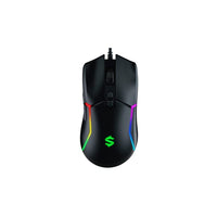 ماوس مريح للكمبيوتر Black Shark Gaming Mouse Wired, USB Computer Ergonomic Mouse with 7 Adjustable DPI Up to 10,000, 7 Programmable Buttons, 5 Modes RGB Backlight, Optical Gamer Mice for Windows PC Laptop Mac