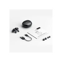 سماعات أذن لاسلكية مع ميكروفون مدمج لإلغاء الضوضاء truefree Wireless Earbuds T2 Bluetooth 5.3 Headphones Wireless Earphones with Built-in Mic Noise Cancelling for iOS/Android/Laptop, Immersive Stereo Sound, 23 Hrs of Playtime, Multiple Eartips(S/M/L)