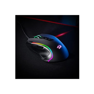 ماوس ألعاب ريدراجون Redragon M612 Predator RGB Gaming Mouse, 8000 DPI Wired Optical Gamer Mouse with 11 Programmable Buttons & 5 Backlit Modes, Software Supports DIY Keybinds Rapid Fire Button