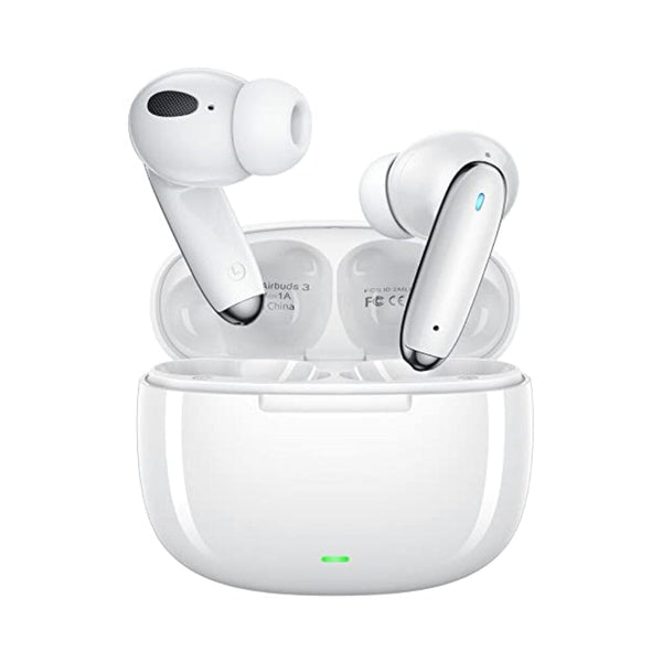 سماعات أذن لاسلكية بتقنية البلوتوث تعمل لإلغاء الضوضاء Wireless Earbuds Bluetooth Earbuds with Deep Bass Wireless Headphones Noise Cancelling Ear Buds in-Ear Earphones Air Buds 60Hrs Playtime Bluetooth Headphones with Mic for iPhone Android Pods