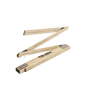 مسطرة قياس خشبية قابله للطي تولسن Tolsen Wood Folding ruler 35046