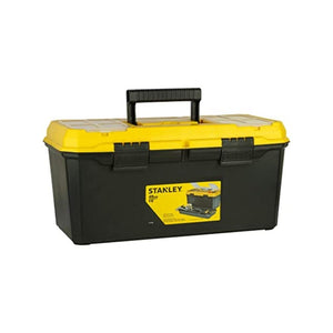 صندوق معدات بلاك اند يلو ستانلي STANLEY Yellow & Black Plastic Tool Box