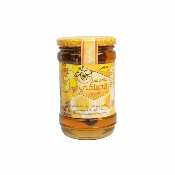عسل ازهار اشجار الكالبتوز بالشمع الصافي Alsafi Eucalyptus blossoms Honey With Honeycomb